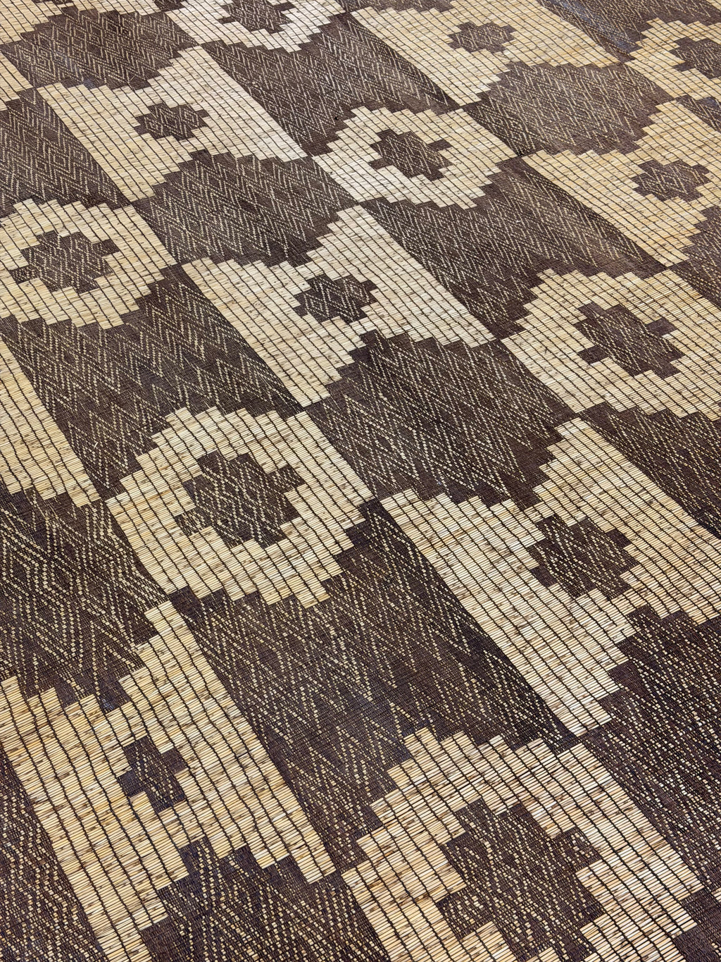 Stuoia di Cuoio e Bambù 465x315cm - S1403