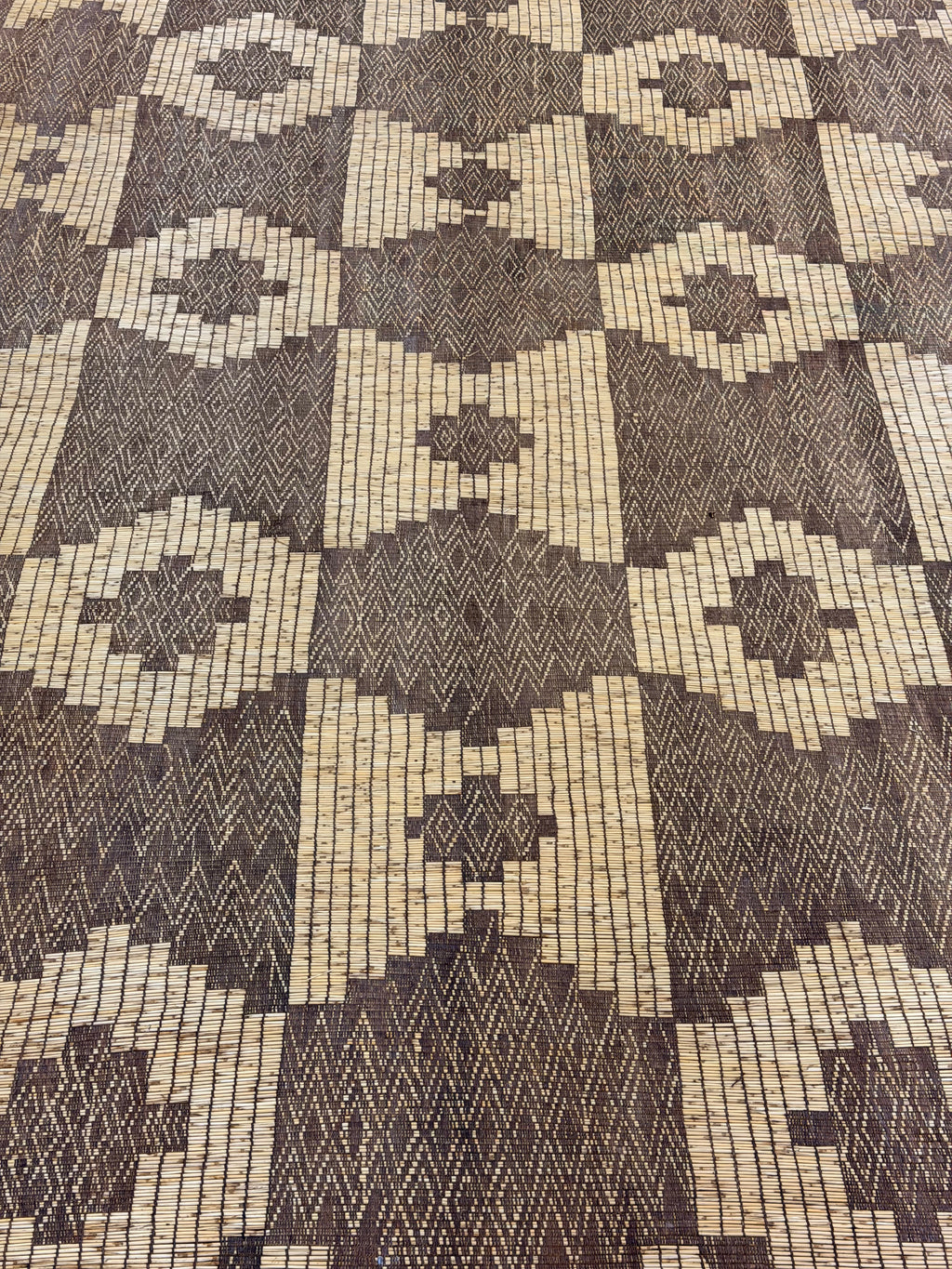 Stuoia di Cuoio e Bambù 465x315cm - S1403