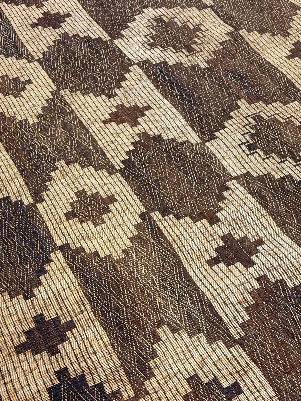 Stuoia di Cuoio e Bambù 460x300cm - S1404