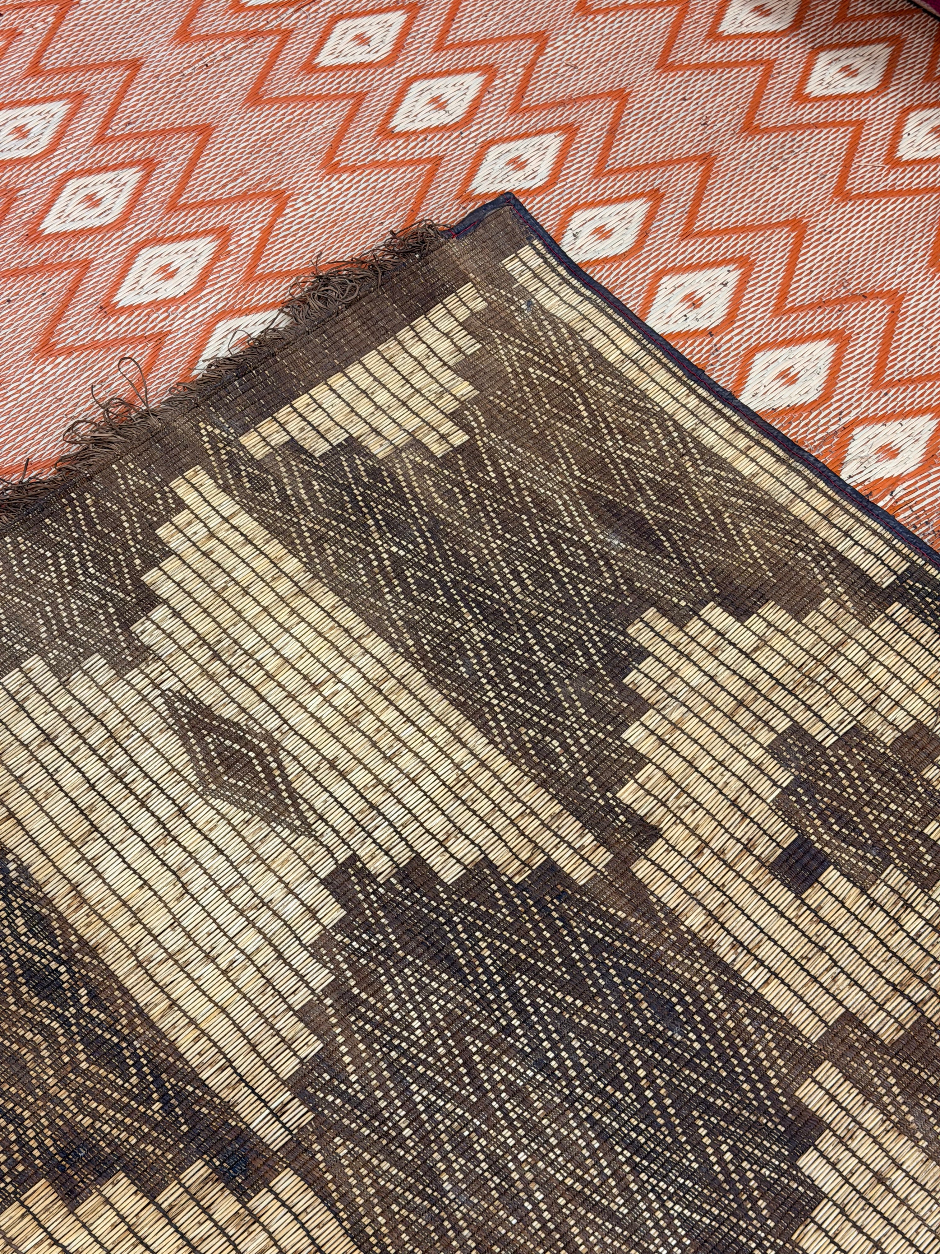 Stuoia di Cuoio e Bambù 460x300cm - S1404