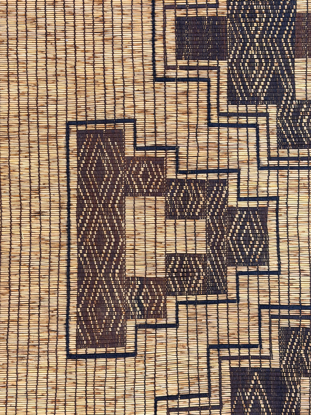 Stuoia di Cuoio e Bambù 495x310cm - S1406