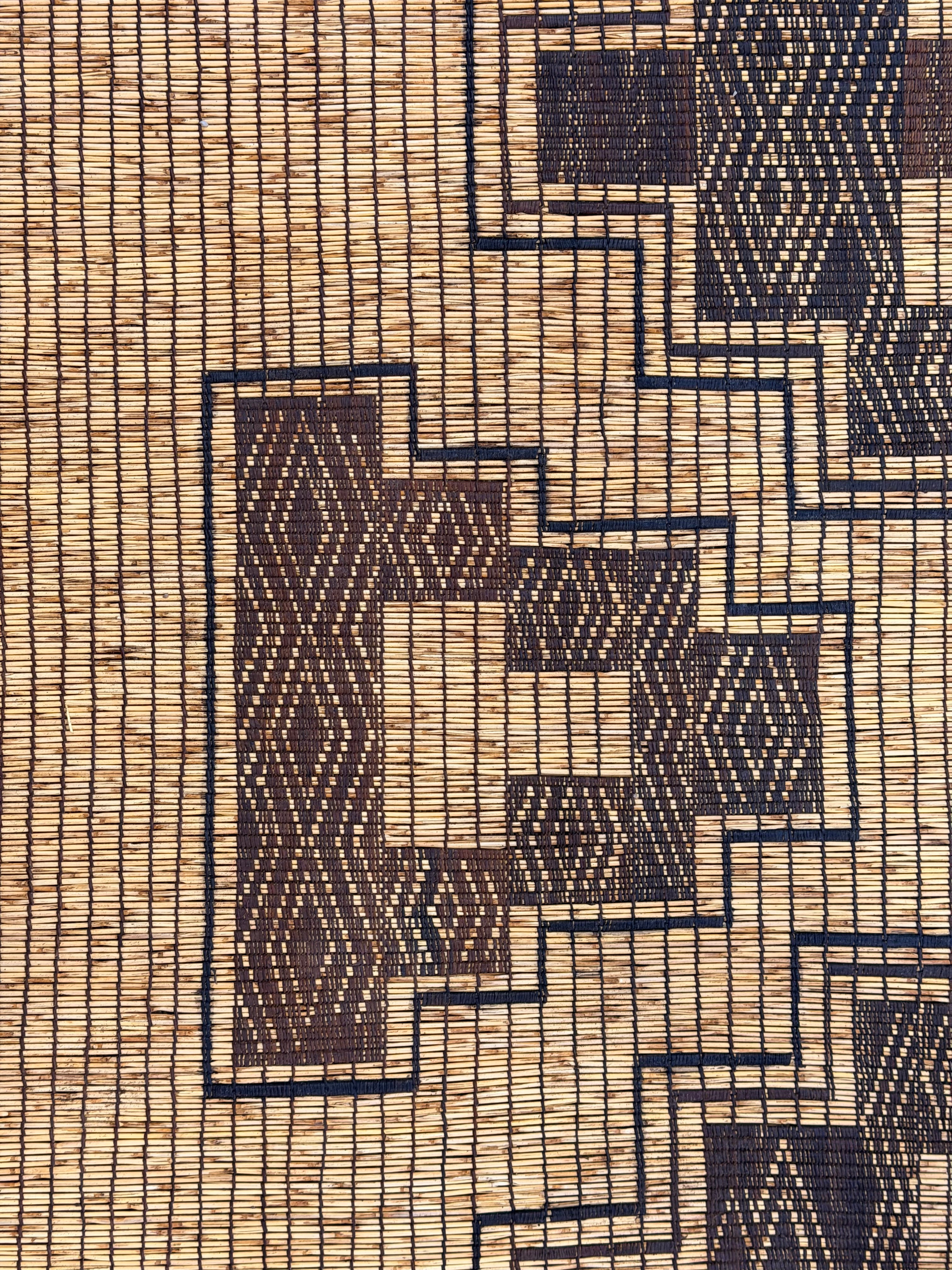 Stuoia di Cuoio e Bambù 495x310cm - S1406