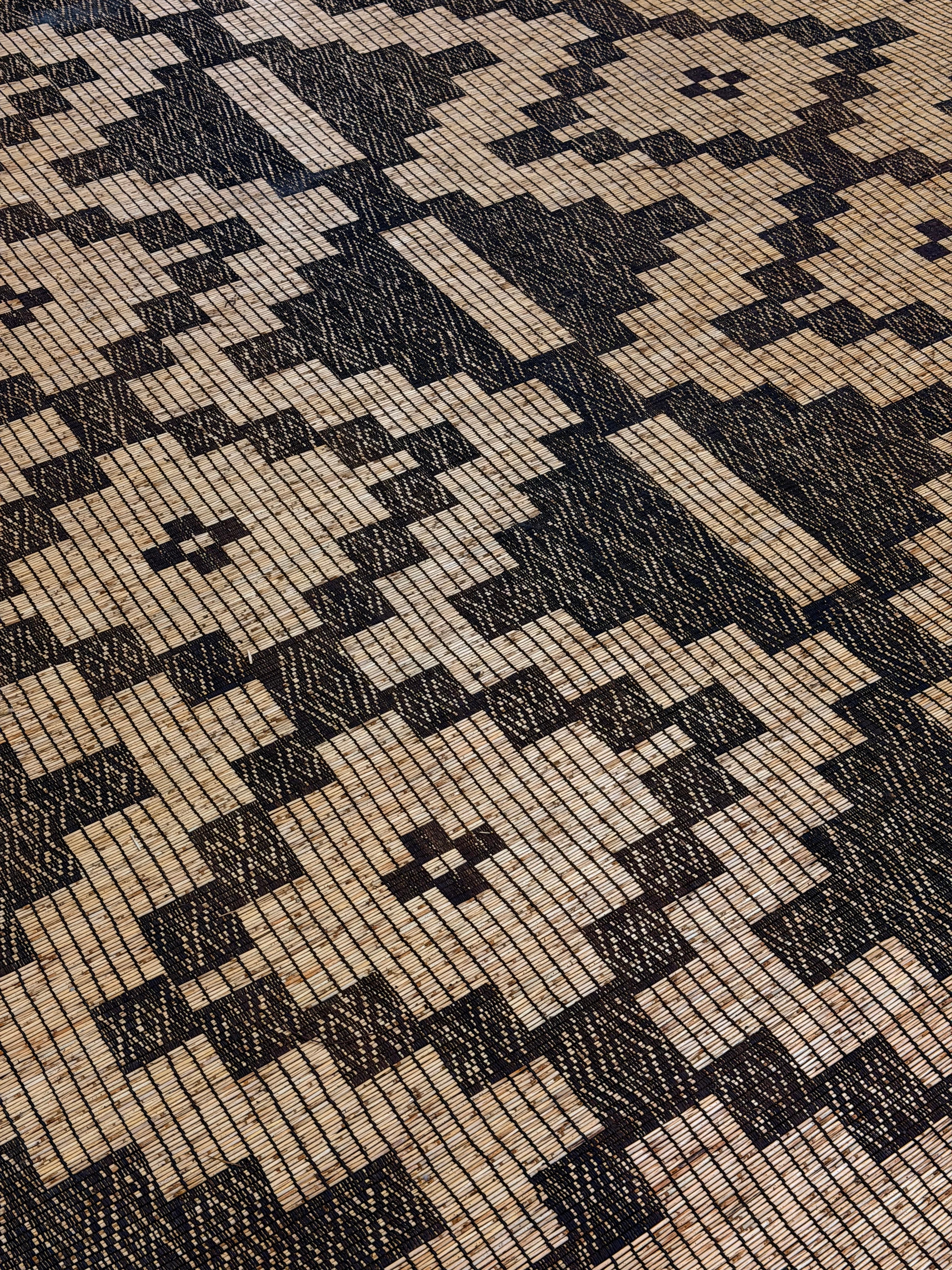 Stuoia di Cuoio e Bambù 510x305cm - S1407