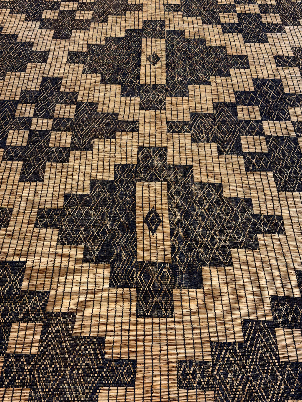 Stuoia di Cuoio e Bambù 505x300cm - S1408