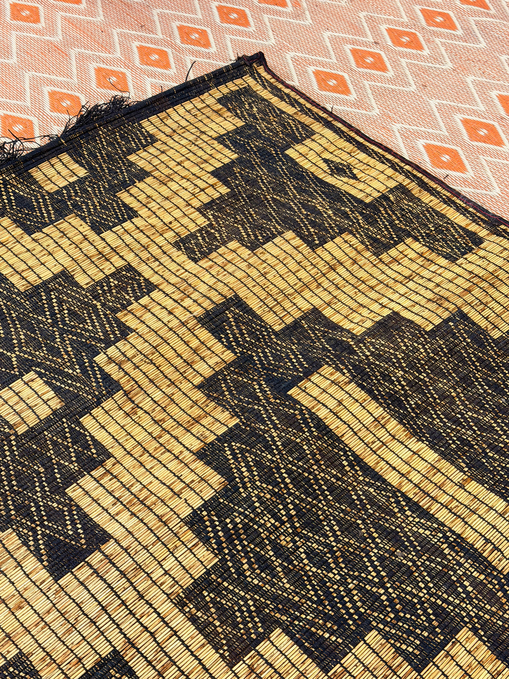 Stuoia di Cuoio e Bambù 505x300cm - S1408