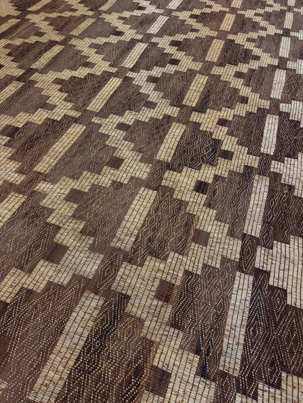 Stuoia di Cuoio e Bambù 490x330cm - S1410