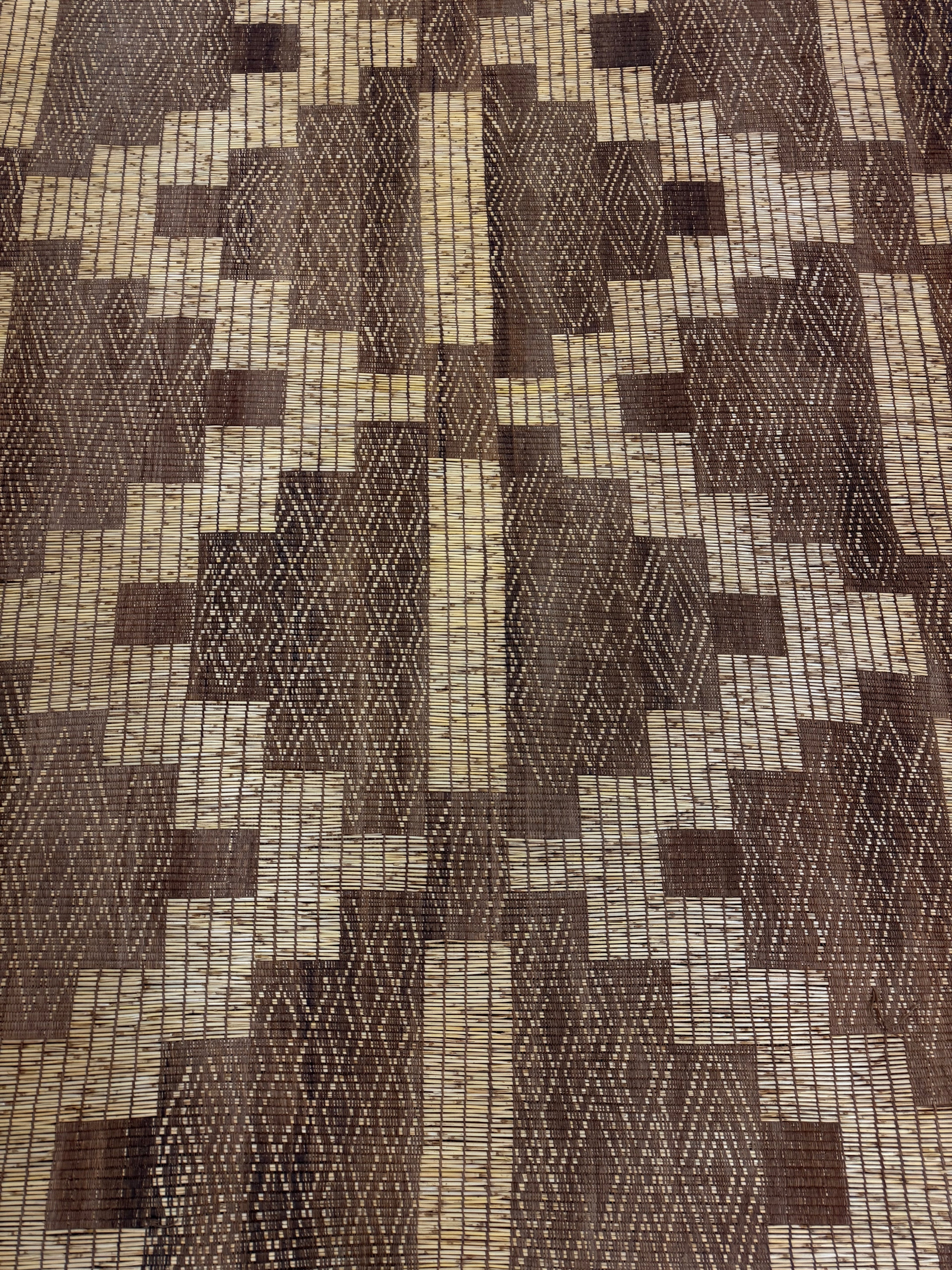 Stuoia di Cuoio e Bambù 490x330cm - S1410