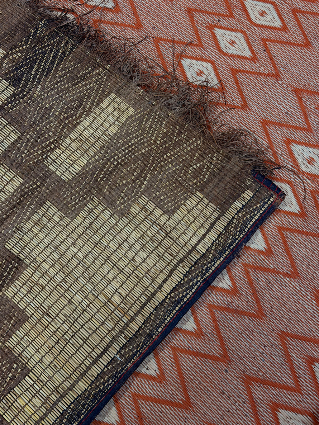 Stuoia di Cuoio e Bambù 490x330cm - S1410