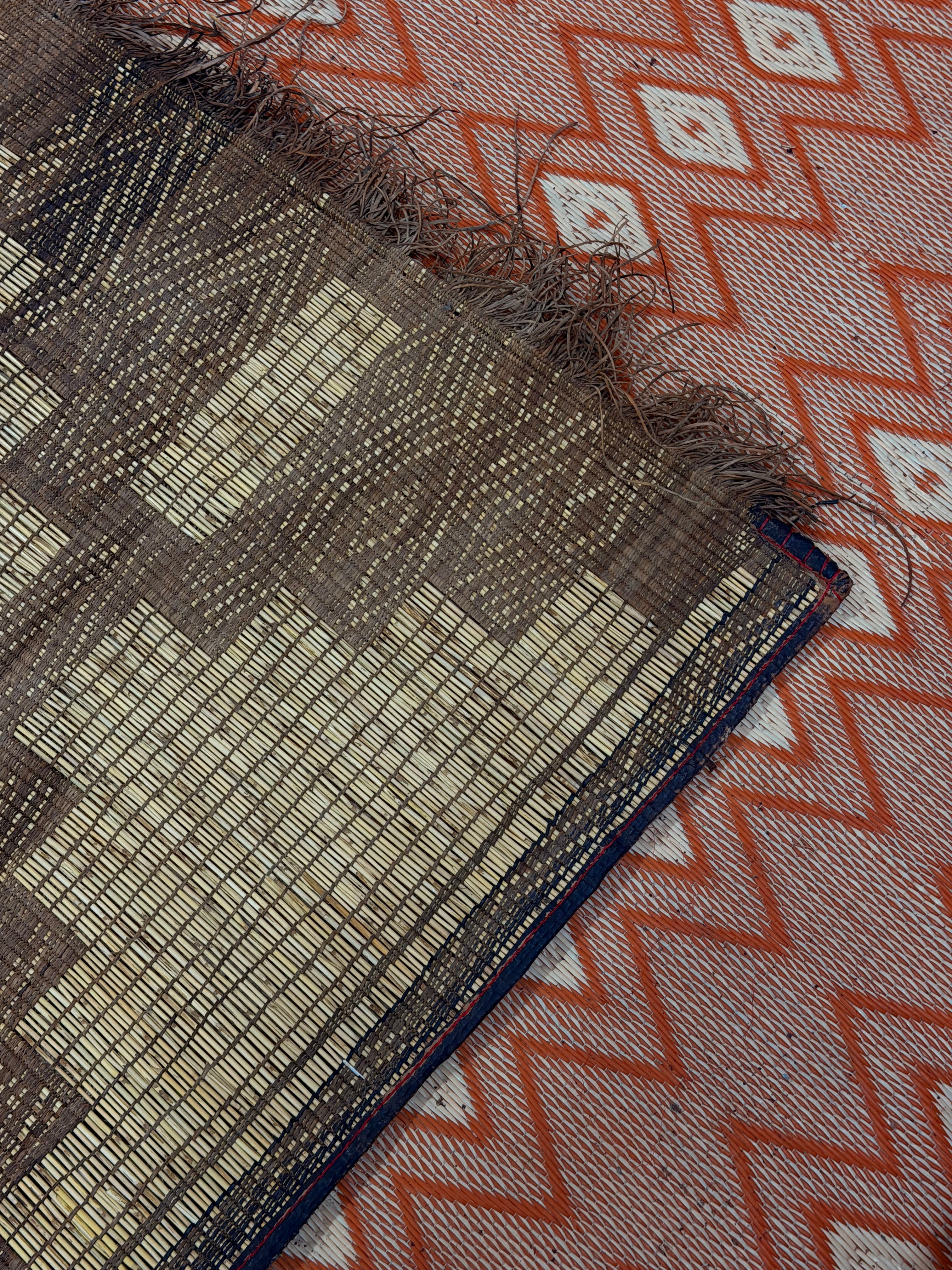 Stuoia di Cuoio e Bambù 490x330cm - S1410