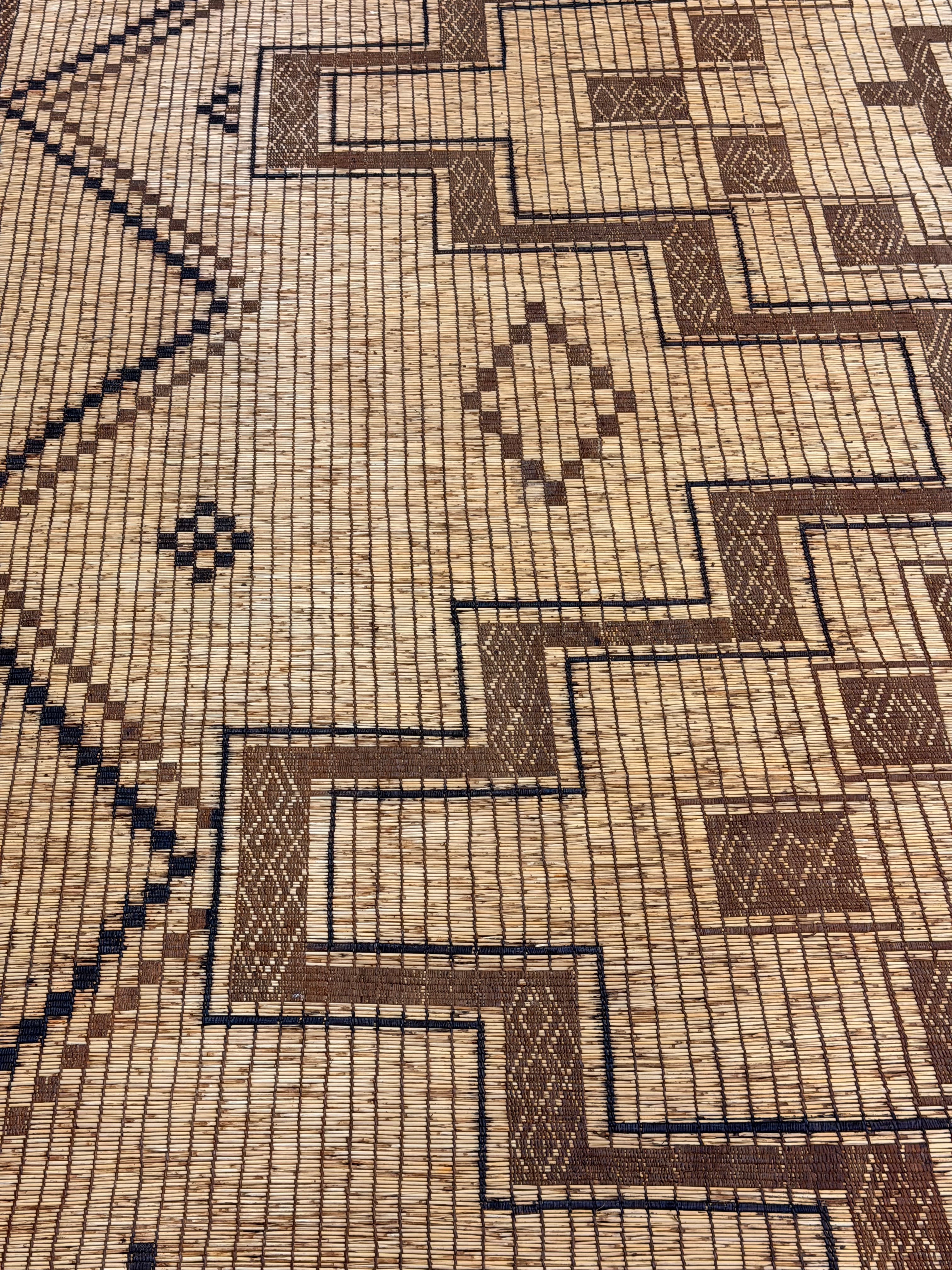 Stuoia di Cuoio e Bambù 500x325cm - S1411