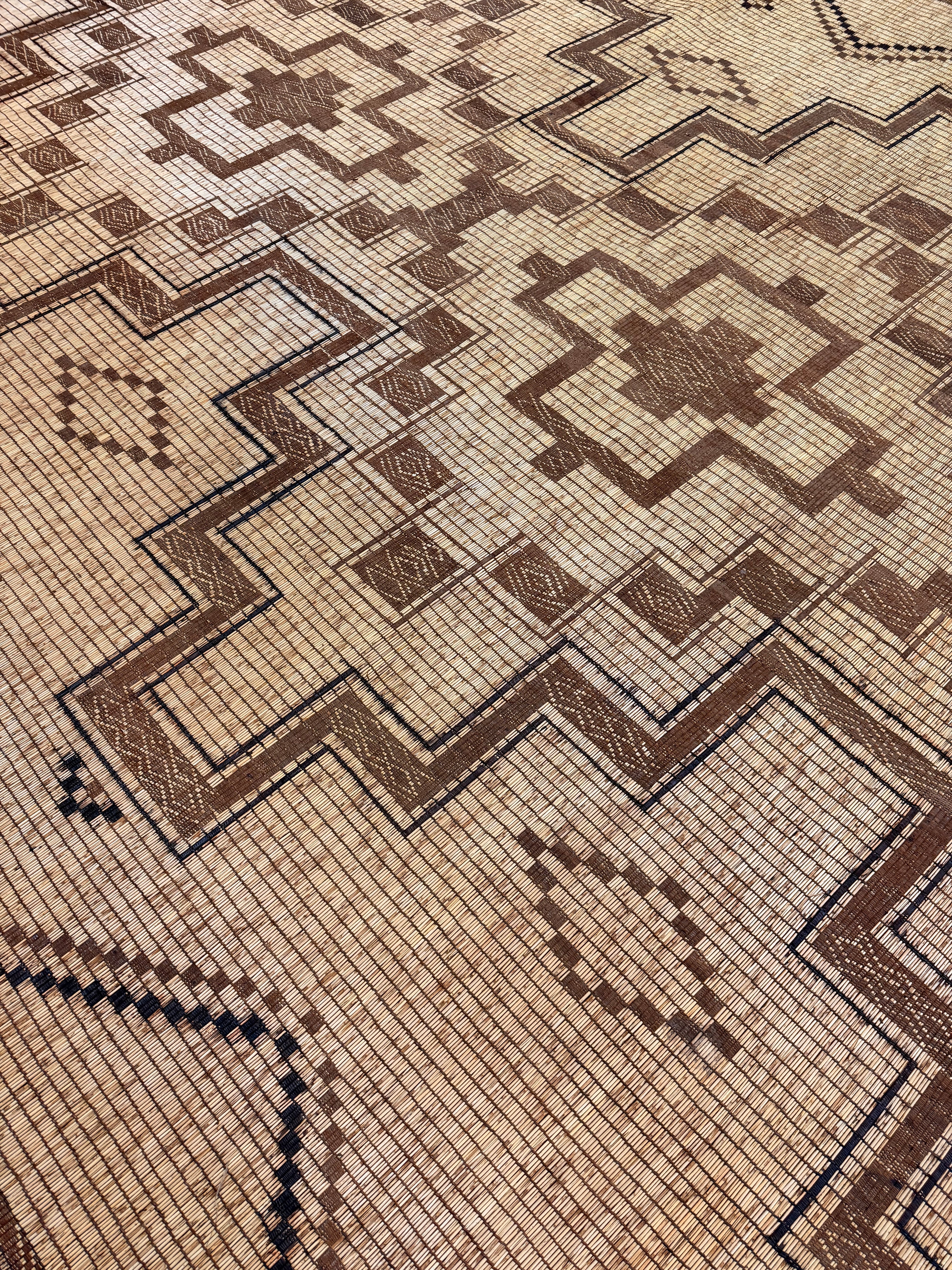 Stuoia di Cuoio e Bambù 500x325cm - S1411