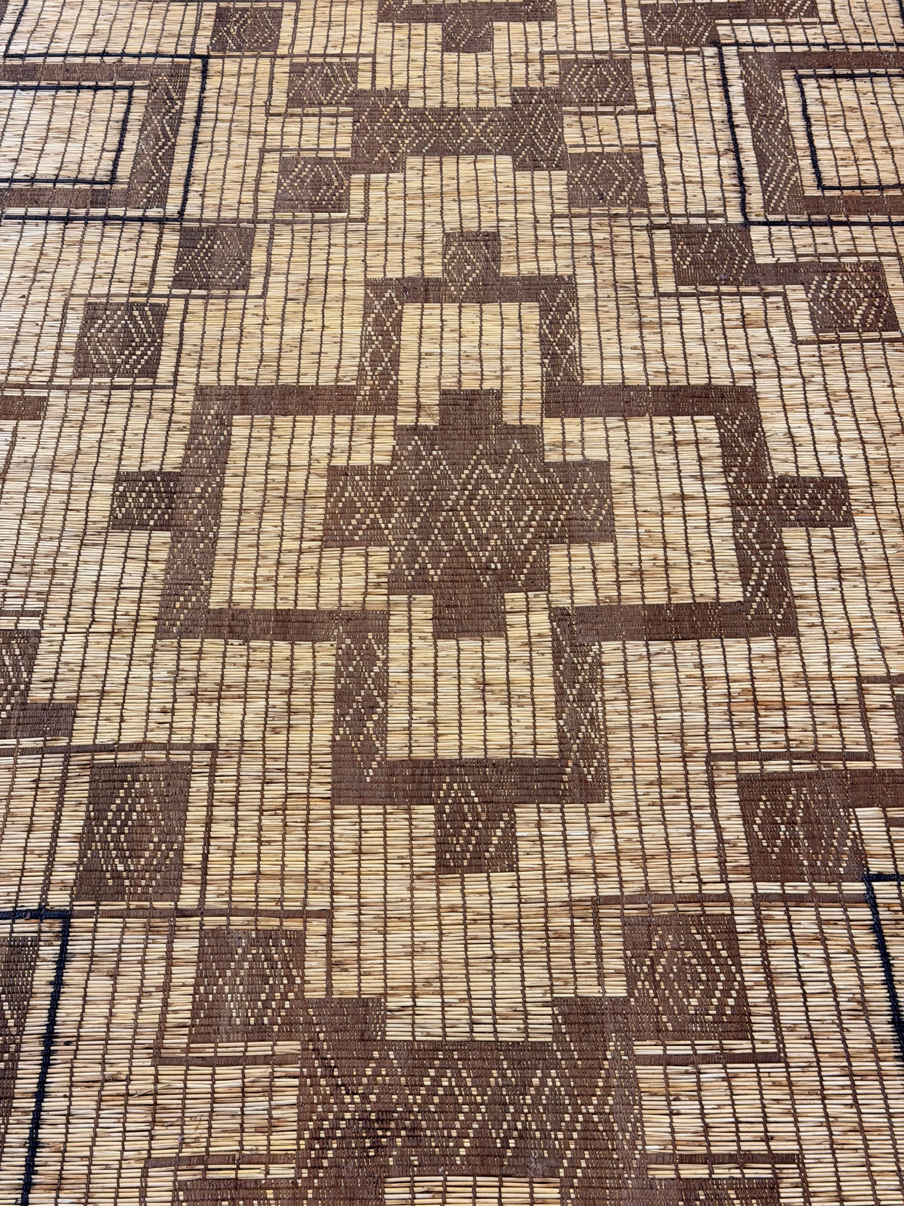 Stuoia di Cuoio e Bambù 500x325cm - S1411