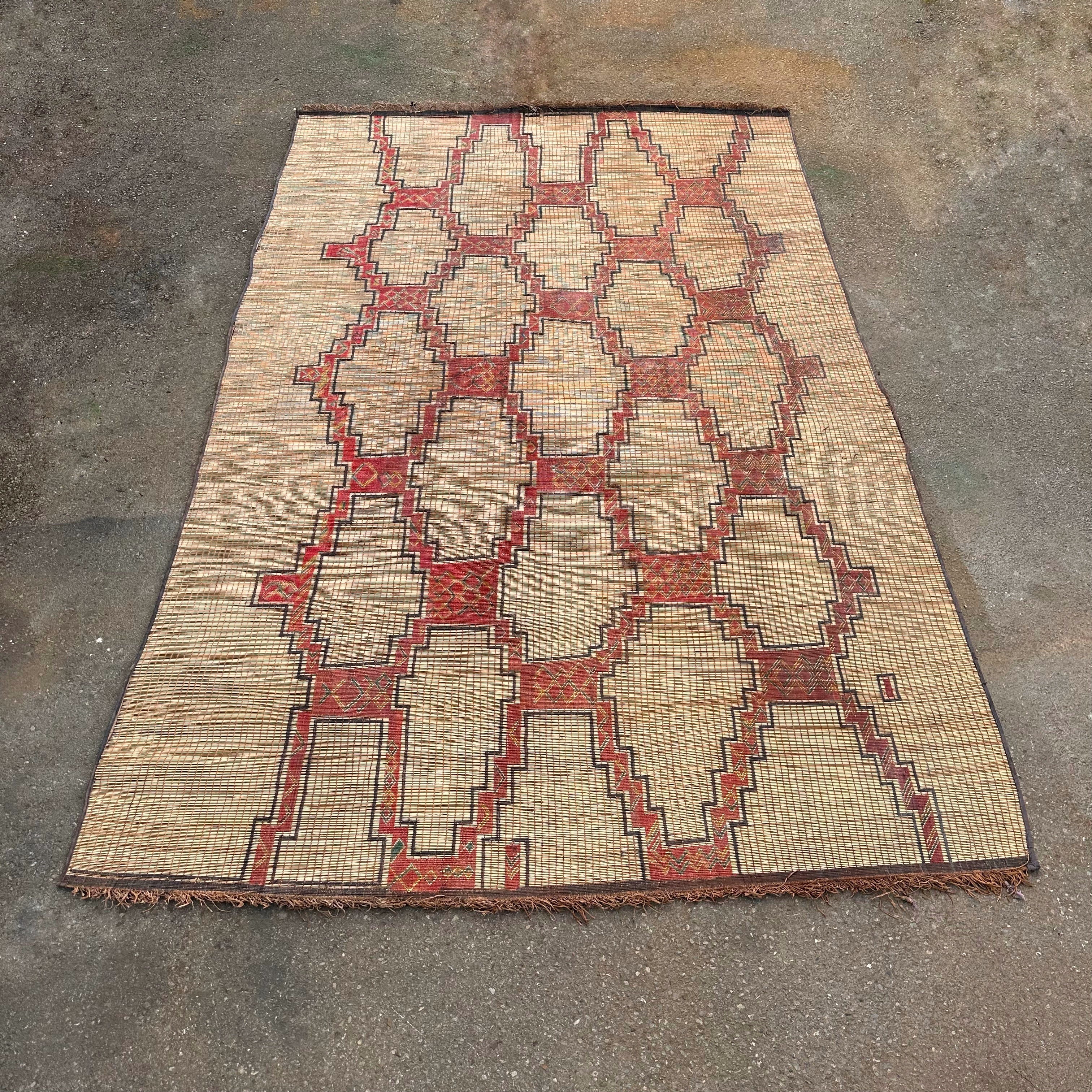 Stuoia di Pelle e Bambù 480x300cm - S1035