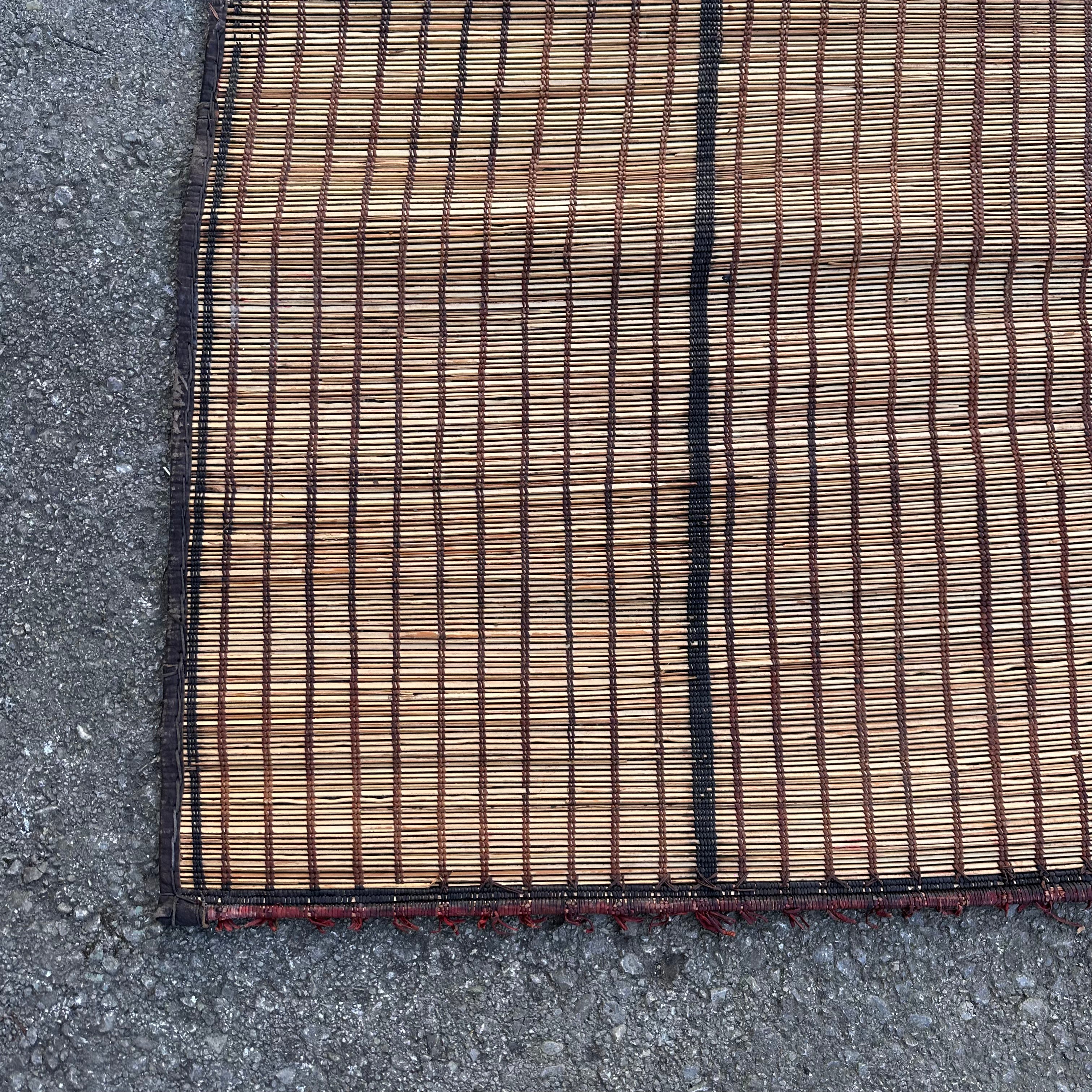 Stuoia di Pelle e Bambù 390x250cm - S1047
