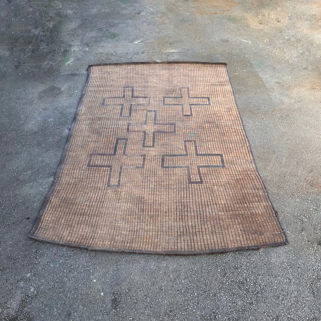 Stuoia di Pelle e Bambù 390x250cm - S1052