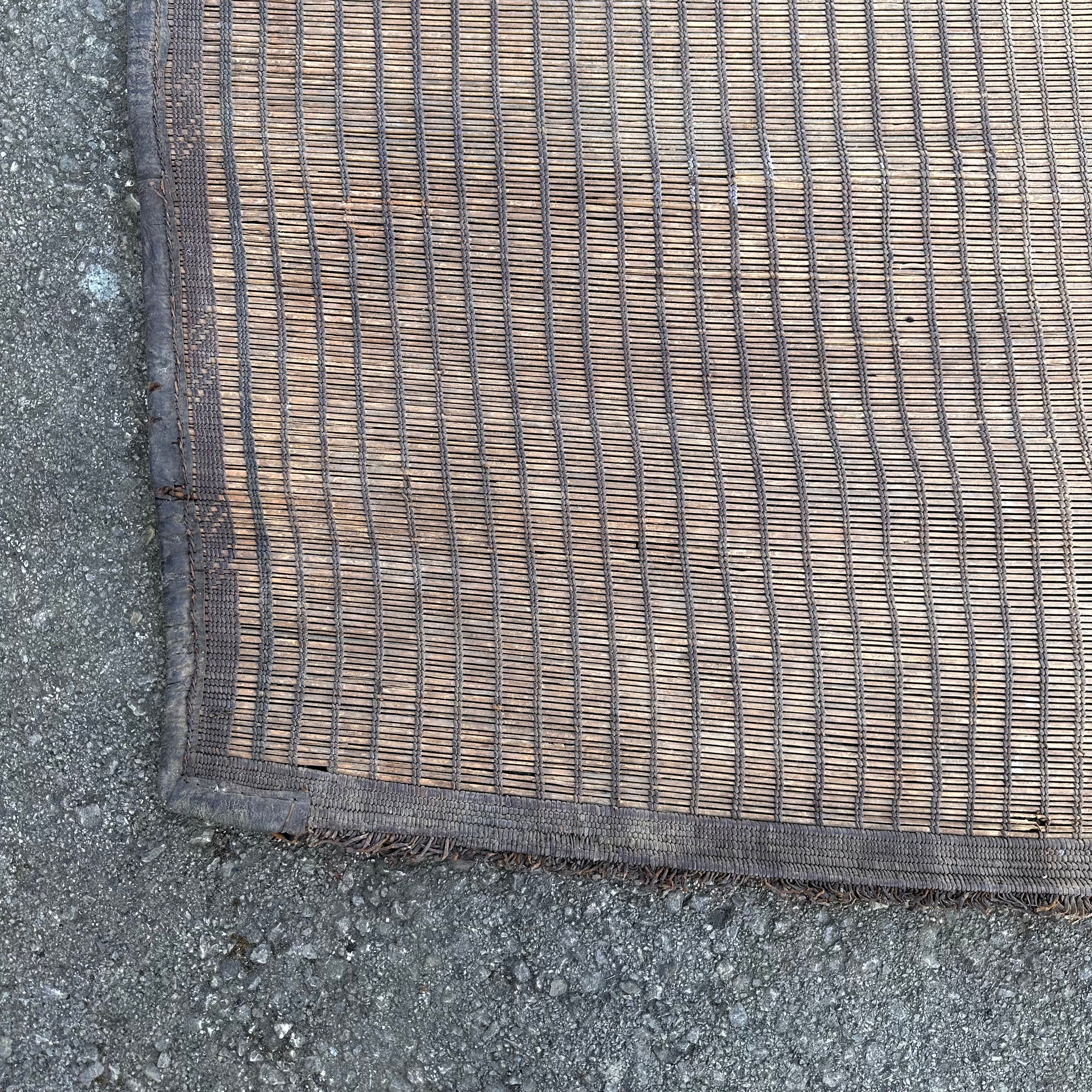 Stuoia di Pelle e Bambù 390x250cm - S1052