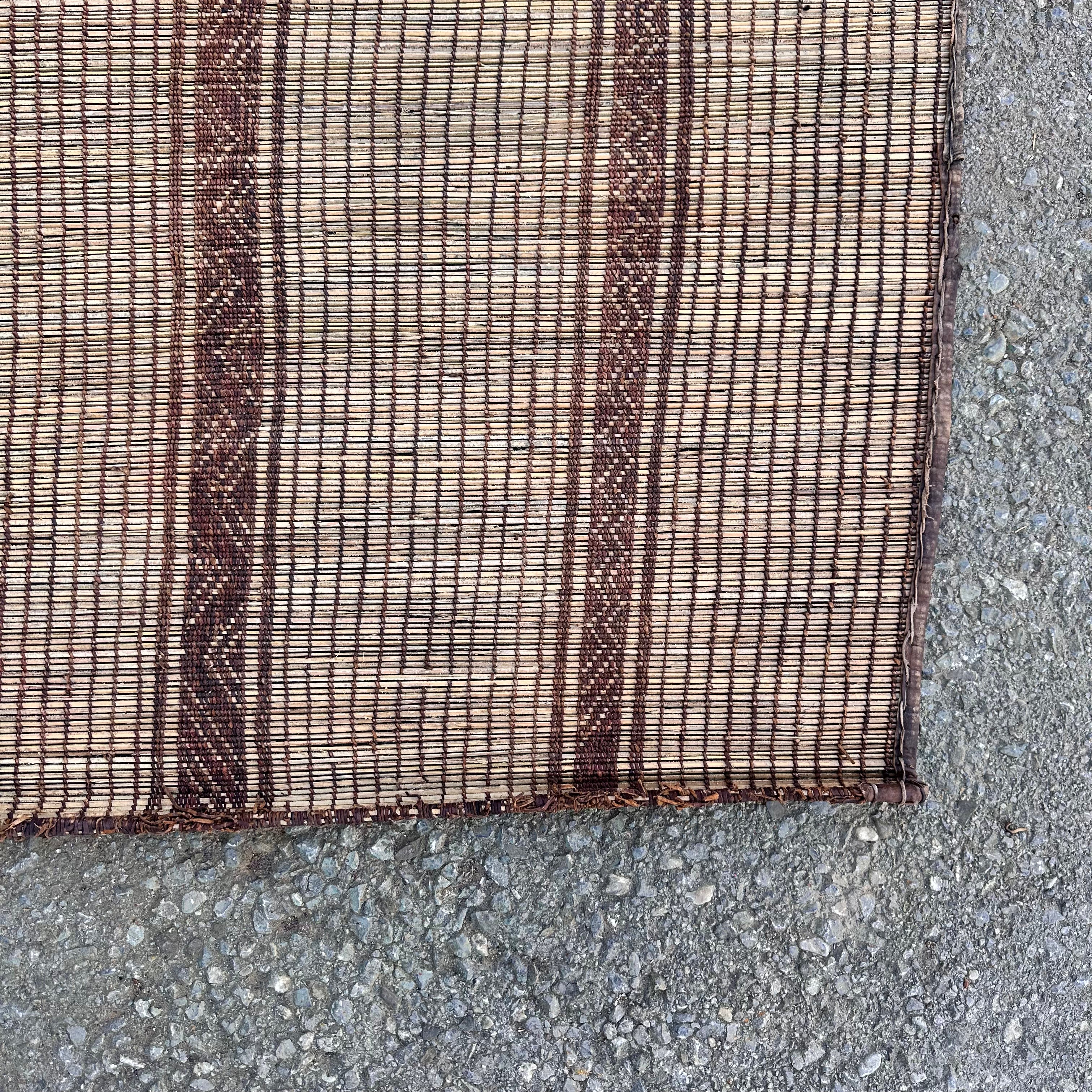 Stuoia di Pelle e Bambù 345x230cm - S1060